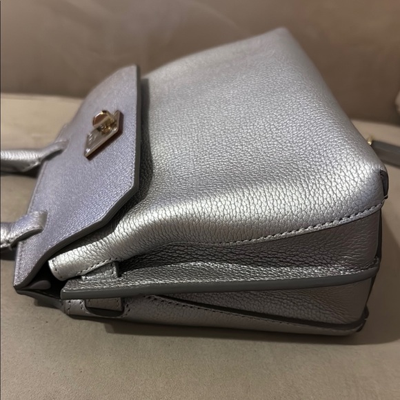 MCM Milla mini crossbody silver handbag - Picture 5 of 12